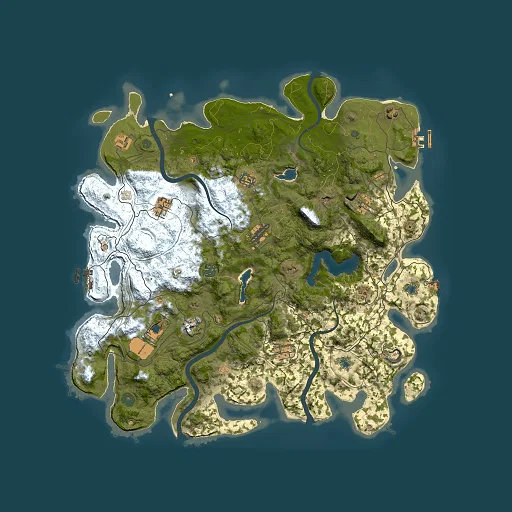 Rust map seed 1396918554, 4500x4500m top-down preview