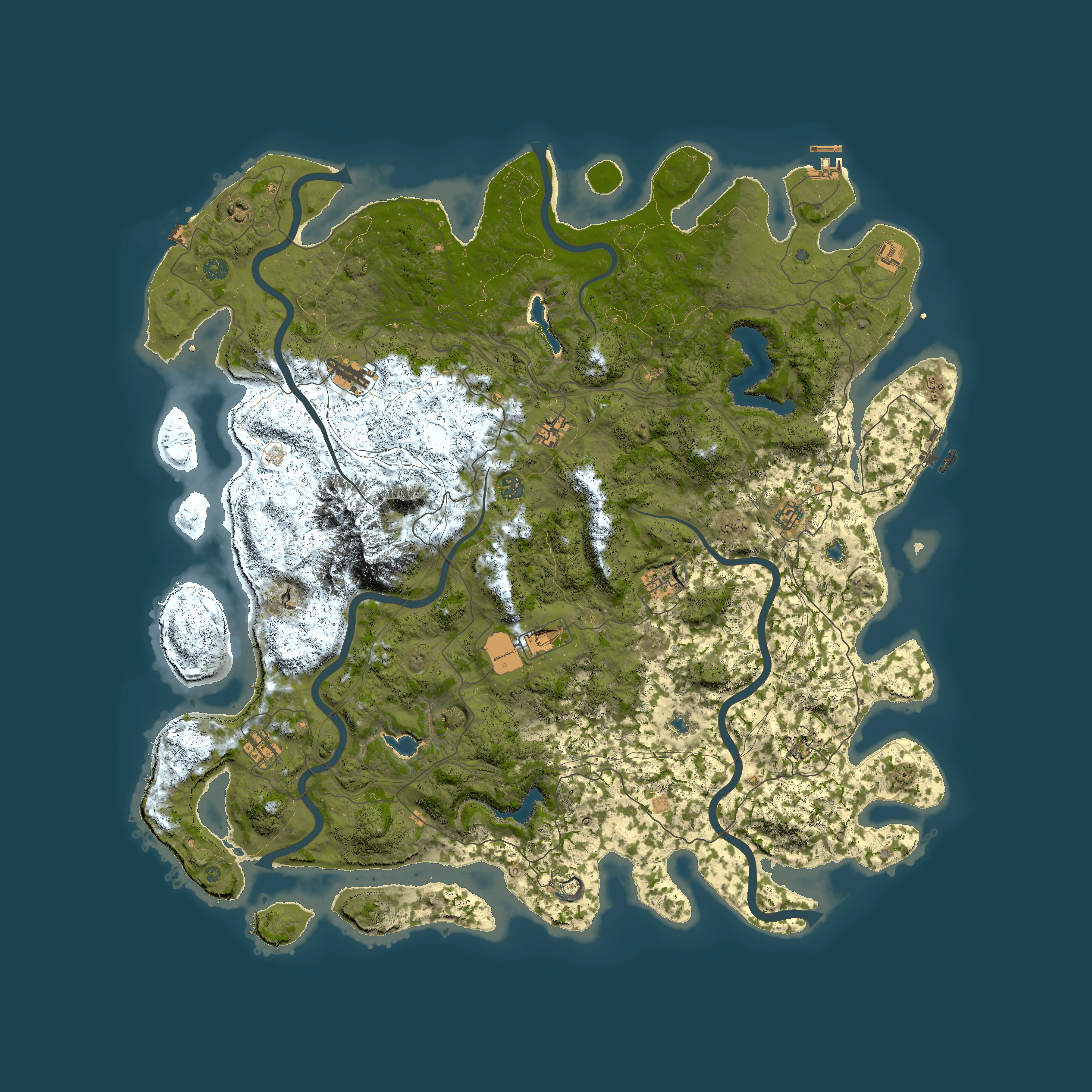 Full top-down render of Rust map seed 761426895, 5500x5500m