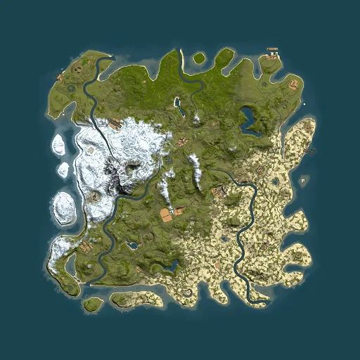 Rust map seed 761426895, 5500x5500m top-down preview