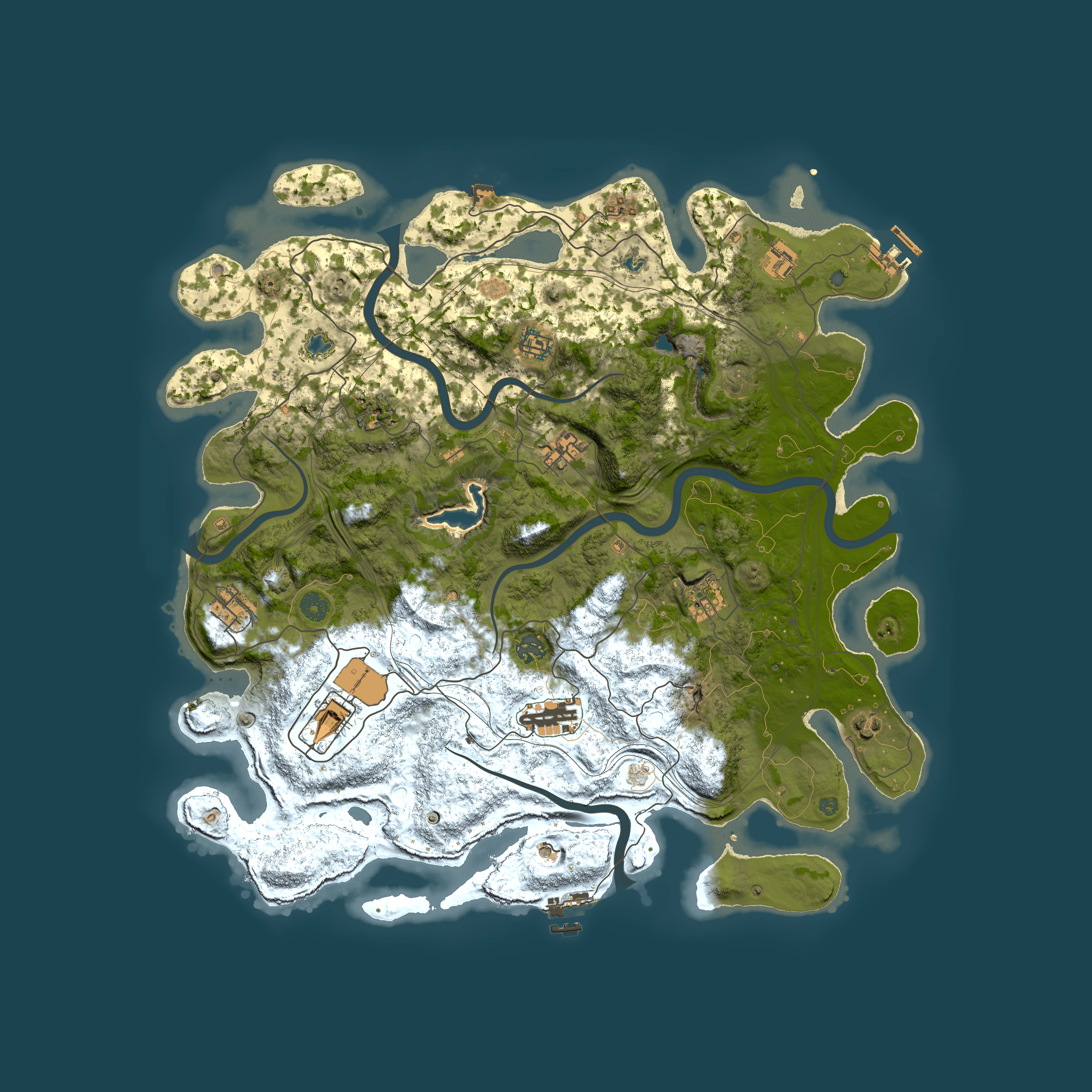 Full top-down render of Rust map seed 1900183110, 4500x4500m