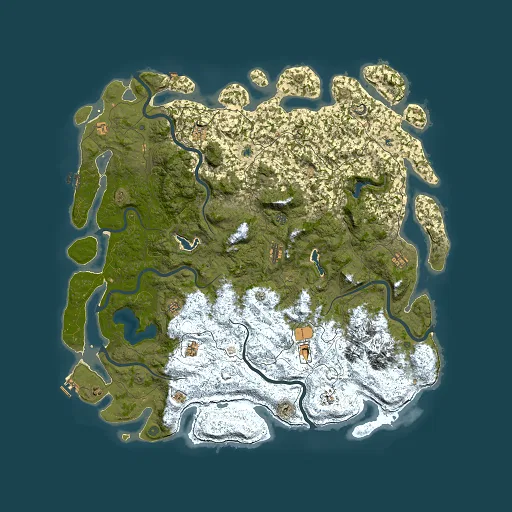 Rust map seed 1807197075, 6000x6000m top-down preview