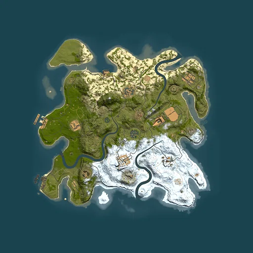 Rust map seed 336314414, 3500x3500m top-down preview