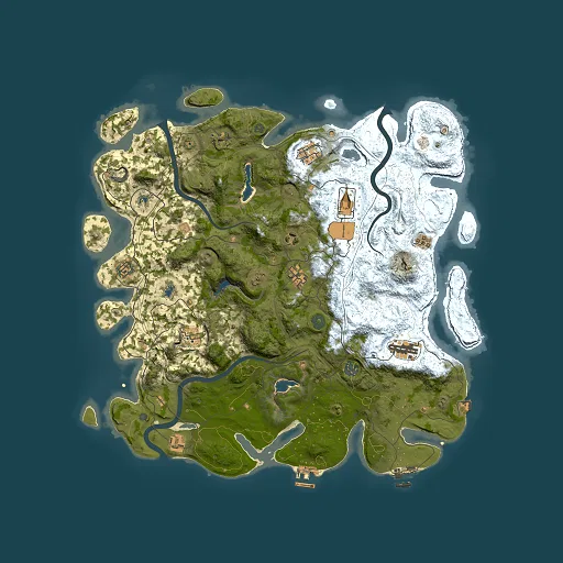Rust map seed 1275682116, 4500x4500m top-down preview