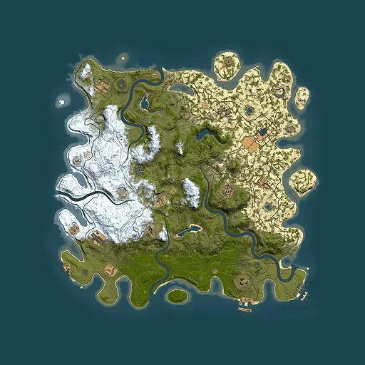 Rust map seed 1559649370, 4500x4500m top-down preview