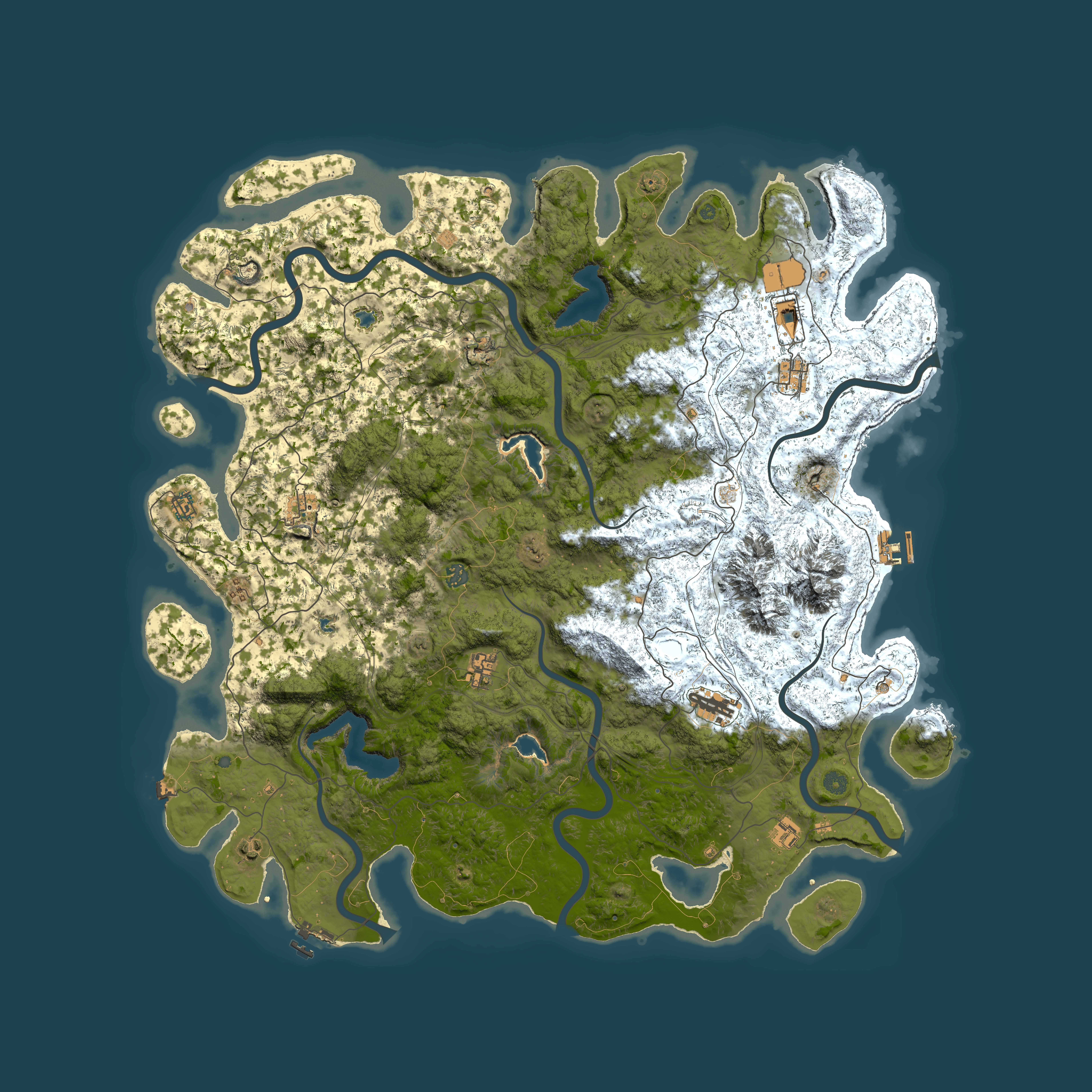 Full top-down render of Rust map seed 720786699, 5500x5500m