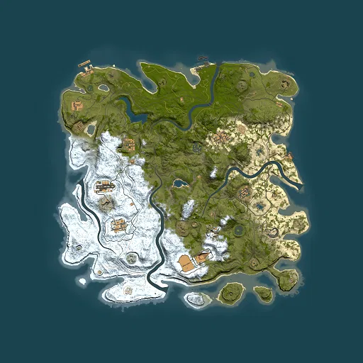 Rust map seed 706042901, 4500x4500m top-down preview