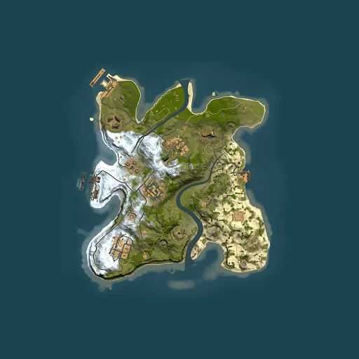 Rust map seed 894451278, 2500x2500m top-down preview
