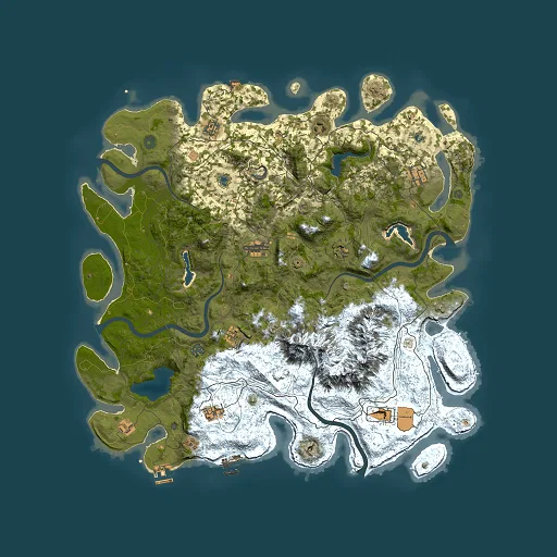 Rust map seed 1108839025, 5000x5000m top-down preview