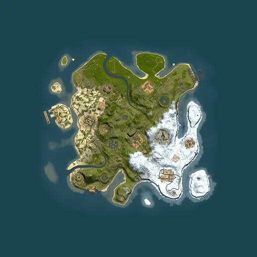 Rust map seed 559215453, 3000x3000m top-down preview