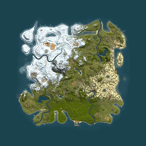 Rust map seed 797182039, 5000x5000m top-down preview