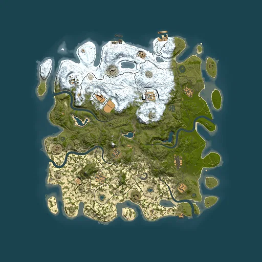 Rust map seed 1923310248, 4500x4500m top-down preview