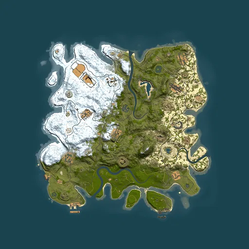 Rust map seed 1510400135, 4000x4000m top-down preview