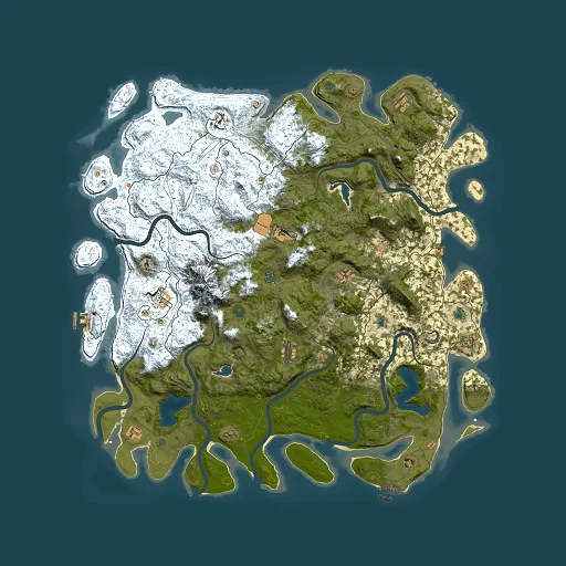 Rust map seed 502813990, 5500x5500m top-down preview