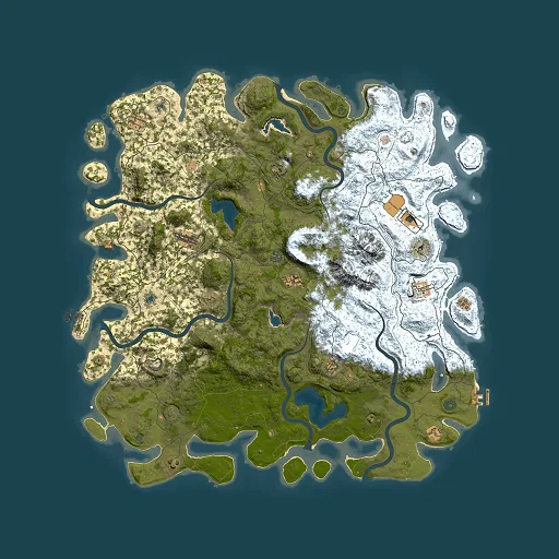 Rust map seed 448799189, 5500x5500m top-down preview