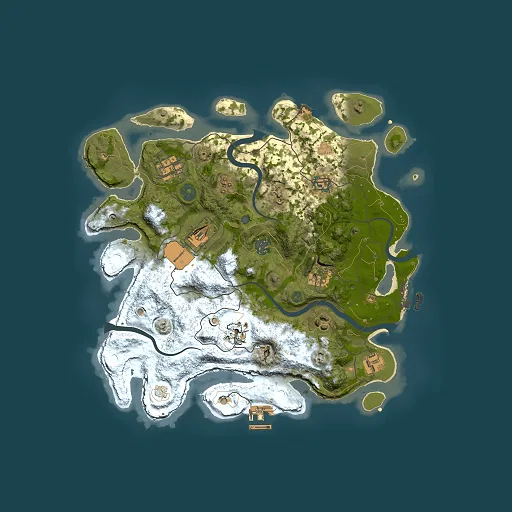 Rust map seed 1094113105, 3500x3500m top-down preview