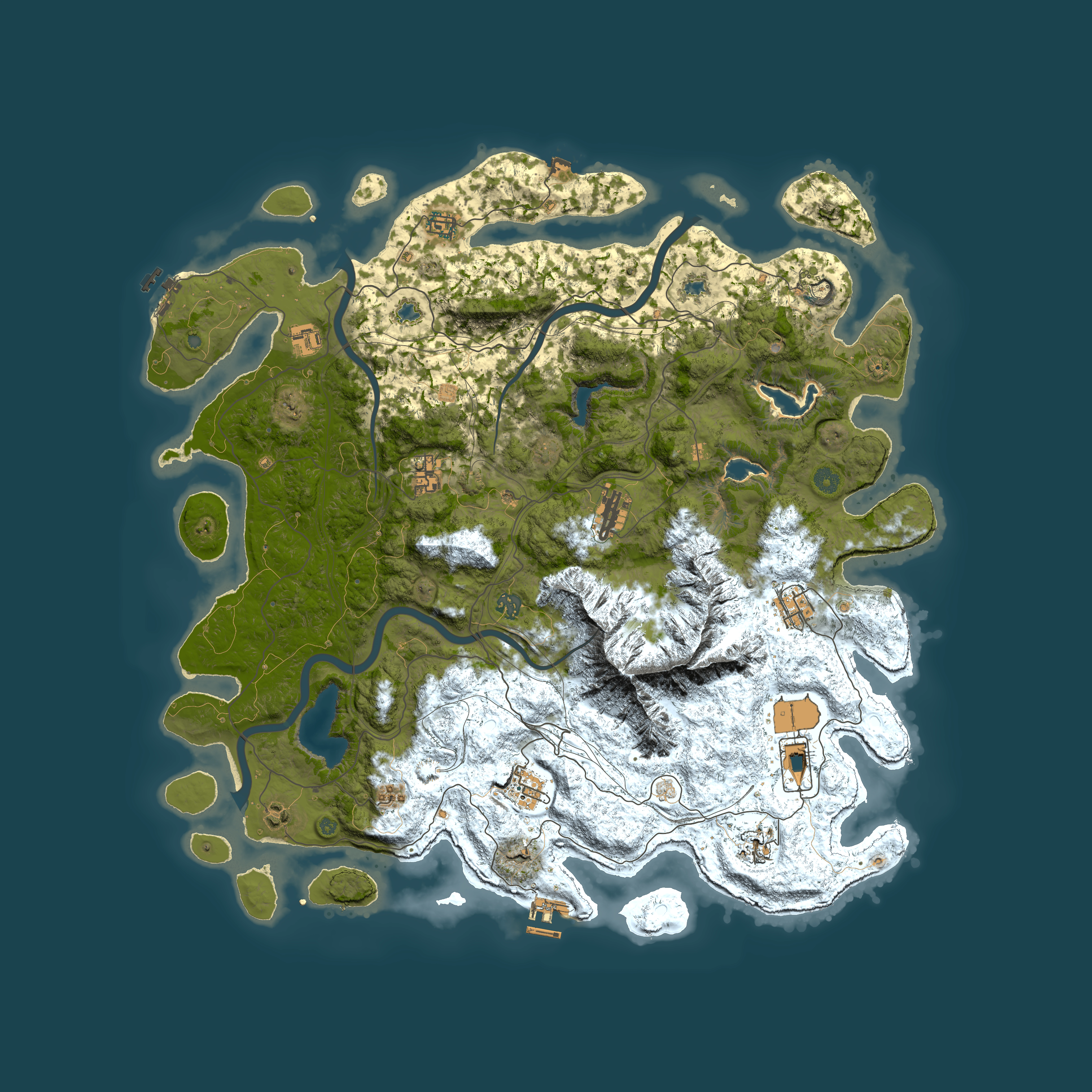 Full top-down render of Rust map seed 1870531889, 5000x5000m