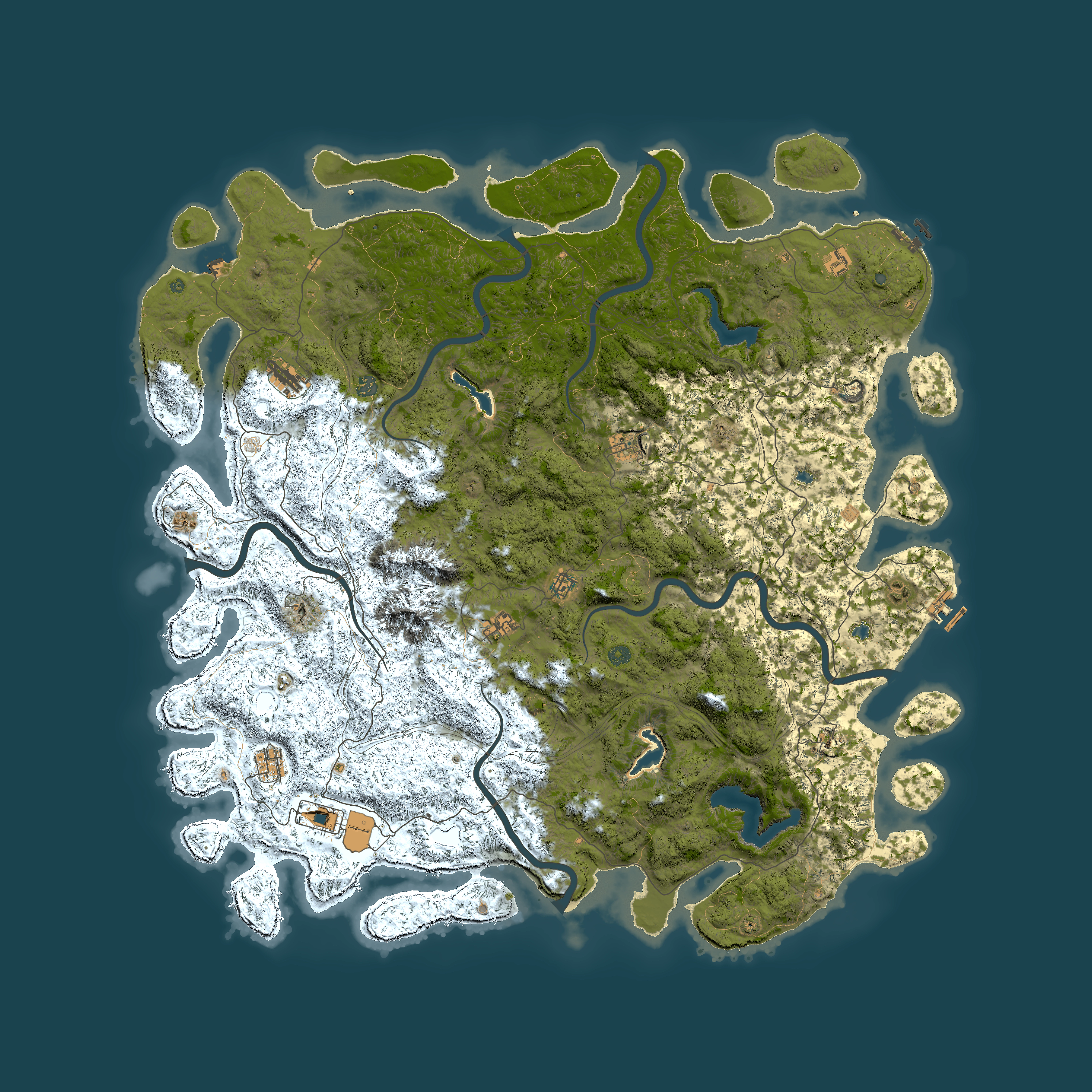 Full top-down render of Rust map seed 2147415655, 6000x6000m