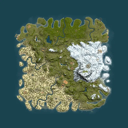 Rust map seed 829783402, 6000x6000m top-down preview