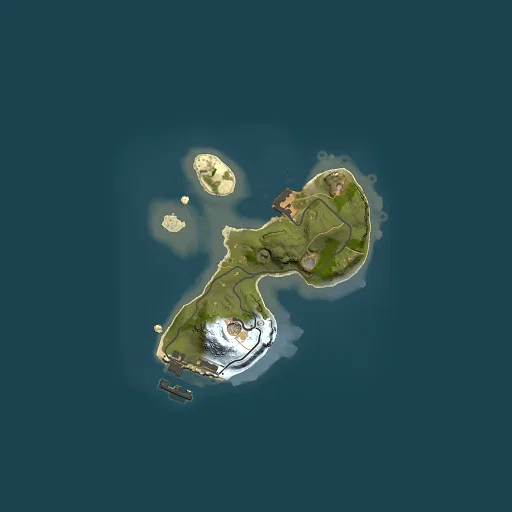 Rust map seed 221224957, 1500x1500m top-down preview