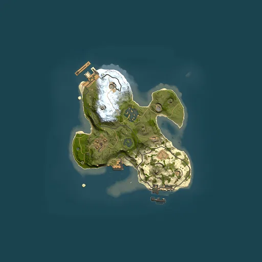 Rust map seed 364832189, 2000x2000m top-down preview