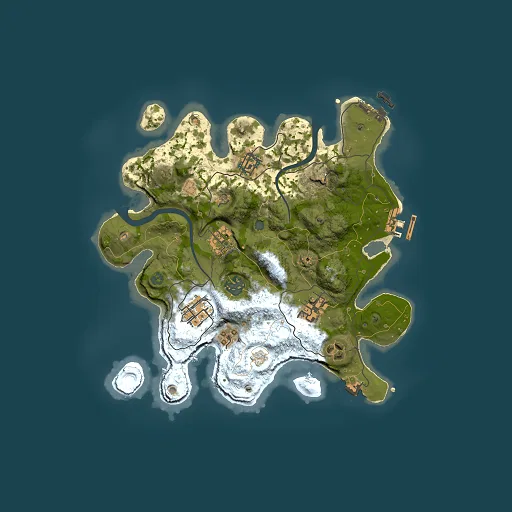 Rust map seed 327047782, 3000x3000m top-down preview