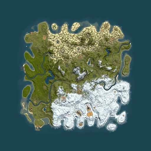 Rust map seed 1661113898, 5500x5500m top-down preview