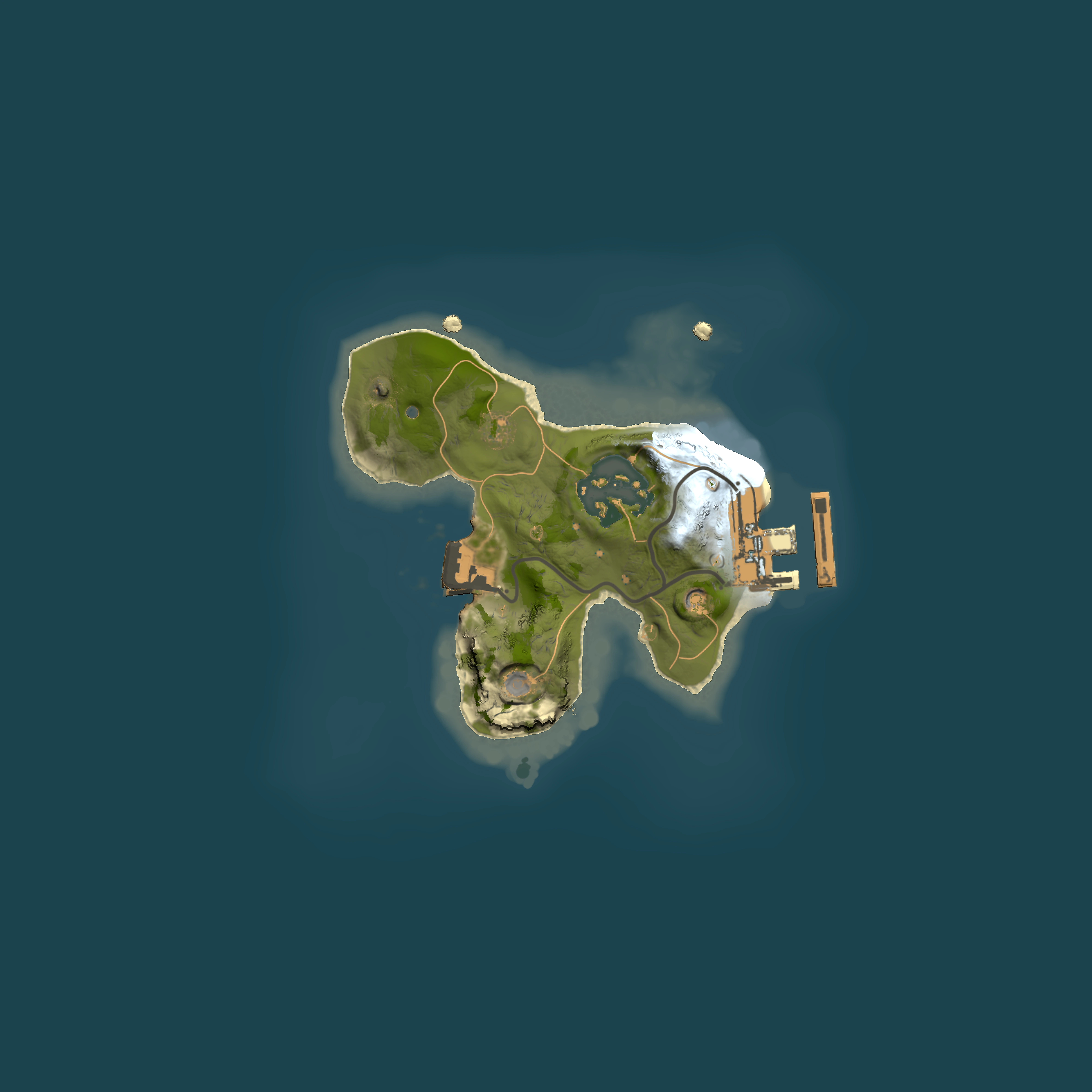Full top-down render of Rust map seed 1096416108, 1500x1500m