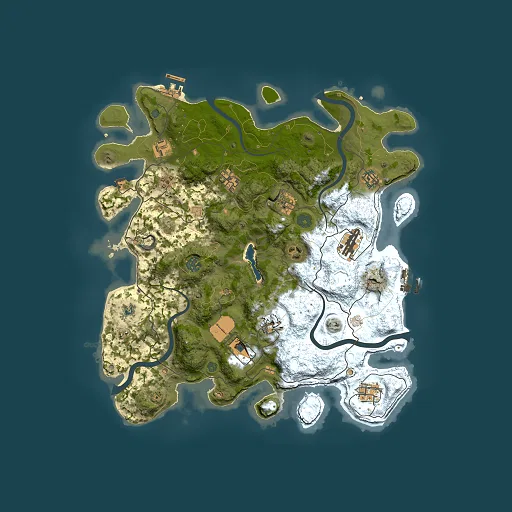 Rust map seed 549747268, 4000x4000m top-down preview