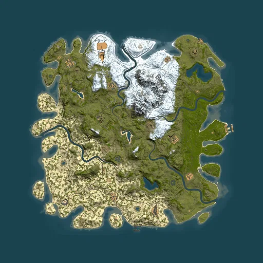 Rust map seed 677275562, 5500x5500m top-down preview