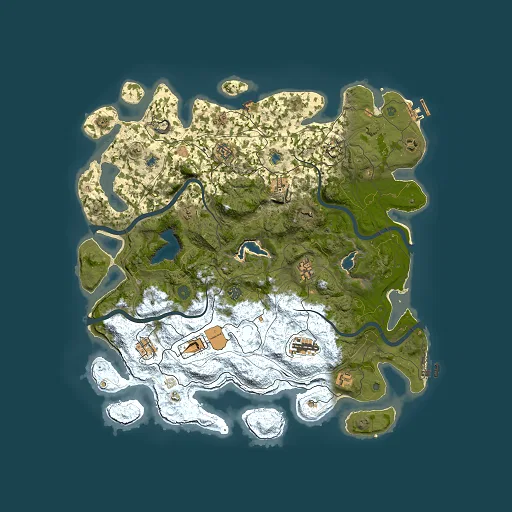 Rust map seed 1219706195, 4500x4500m top-down preview