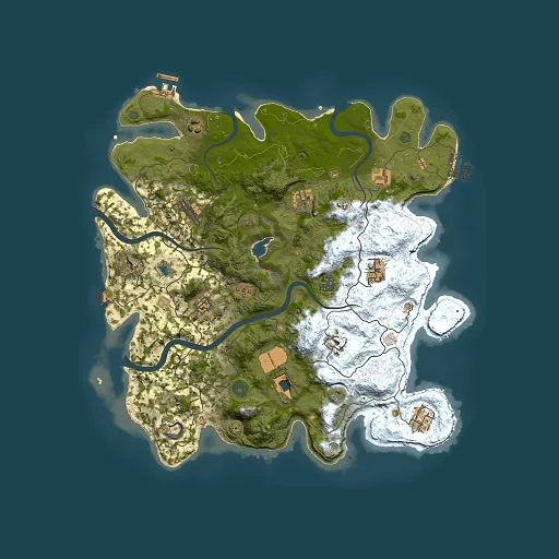 Rust map seed 851050212, 4000x4000m top-down preview
