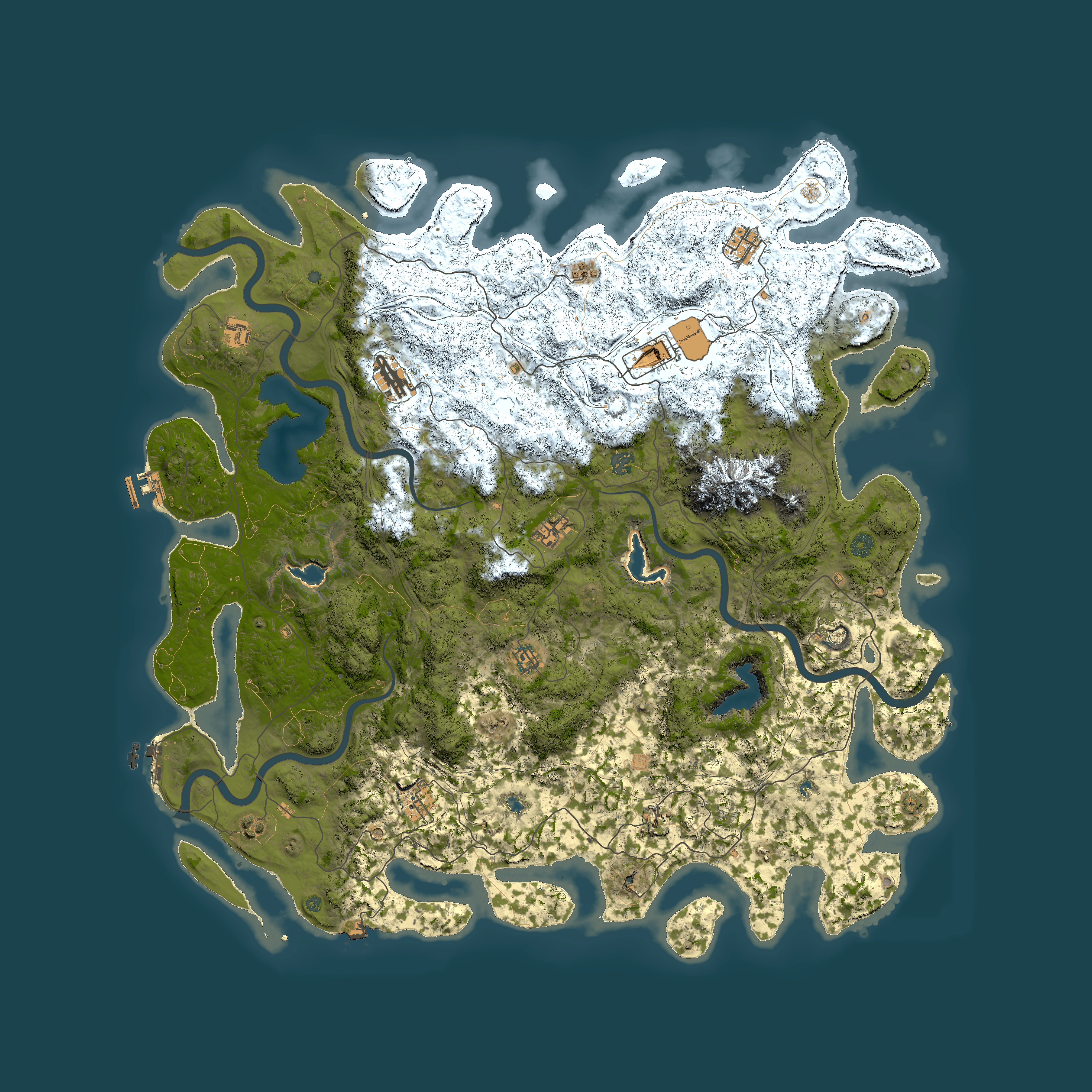 Full top-down render of Rust map seed 1654923248, 5500x5500m
