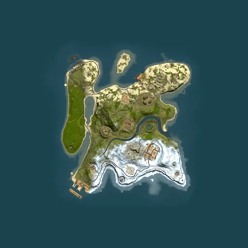Rust map seed 968042833, 2500x2500m top-down preview