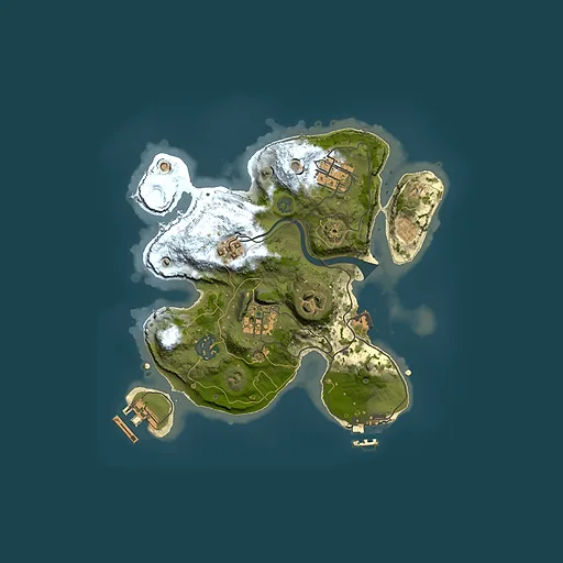 Rust map seed 1013091766, 2500x2500m top-down preview