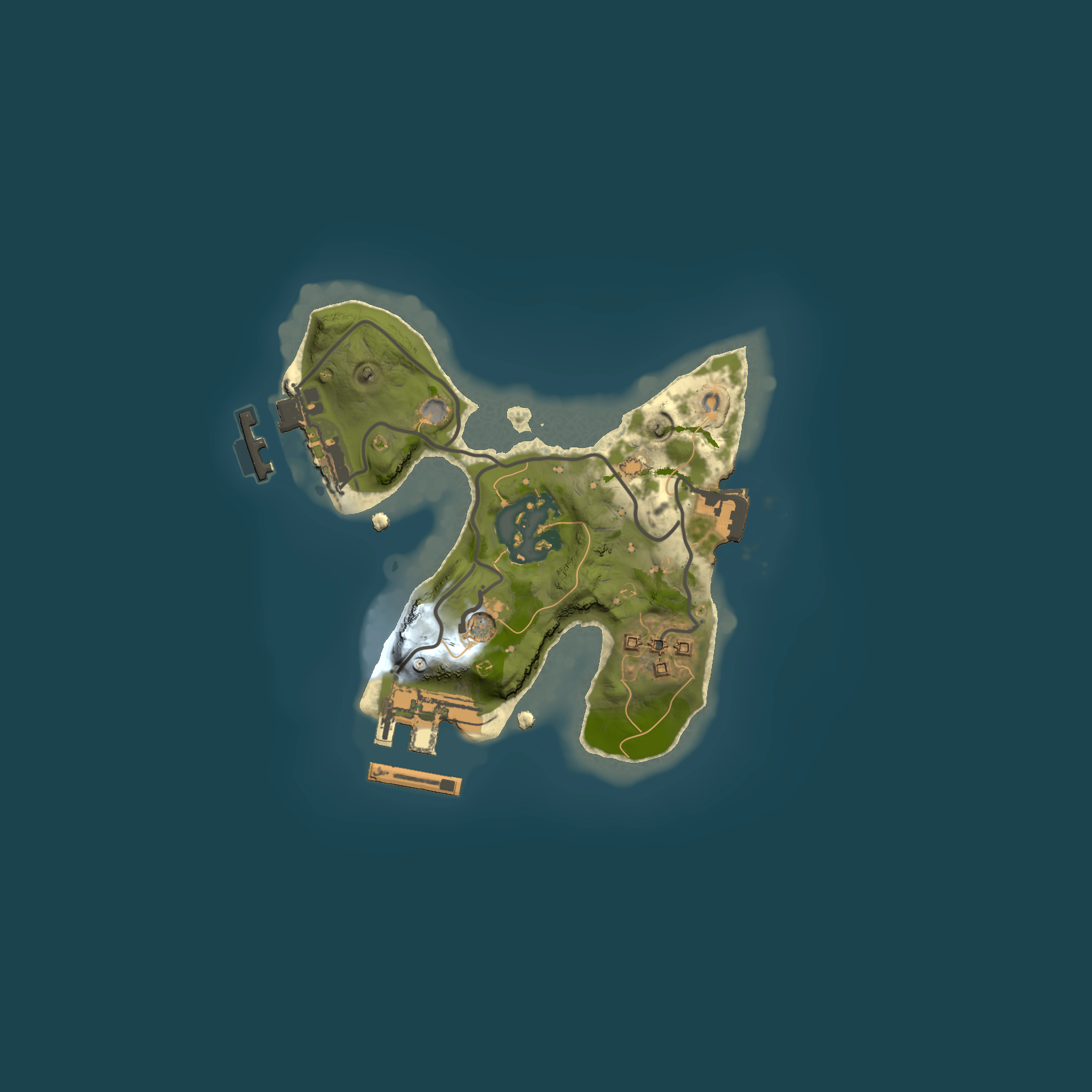 Full top-down render of Rust map seed 38181447, 1500x1500m