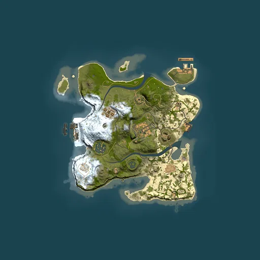 Rust map seed 841260535, 2500x2500m top-down preview