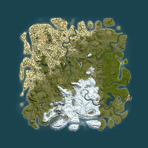 Rust map seed 1860132633, 6000x6000m top-down preview