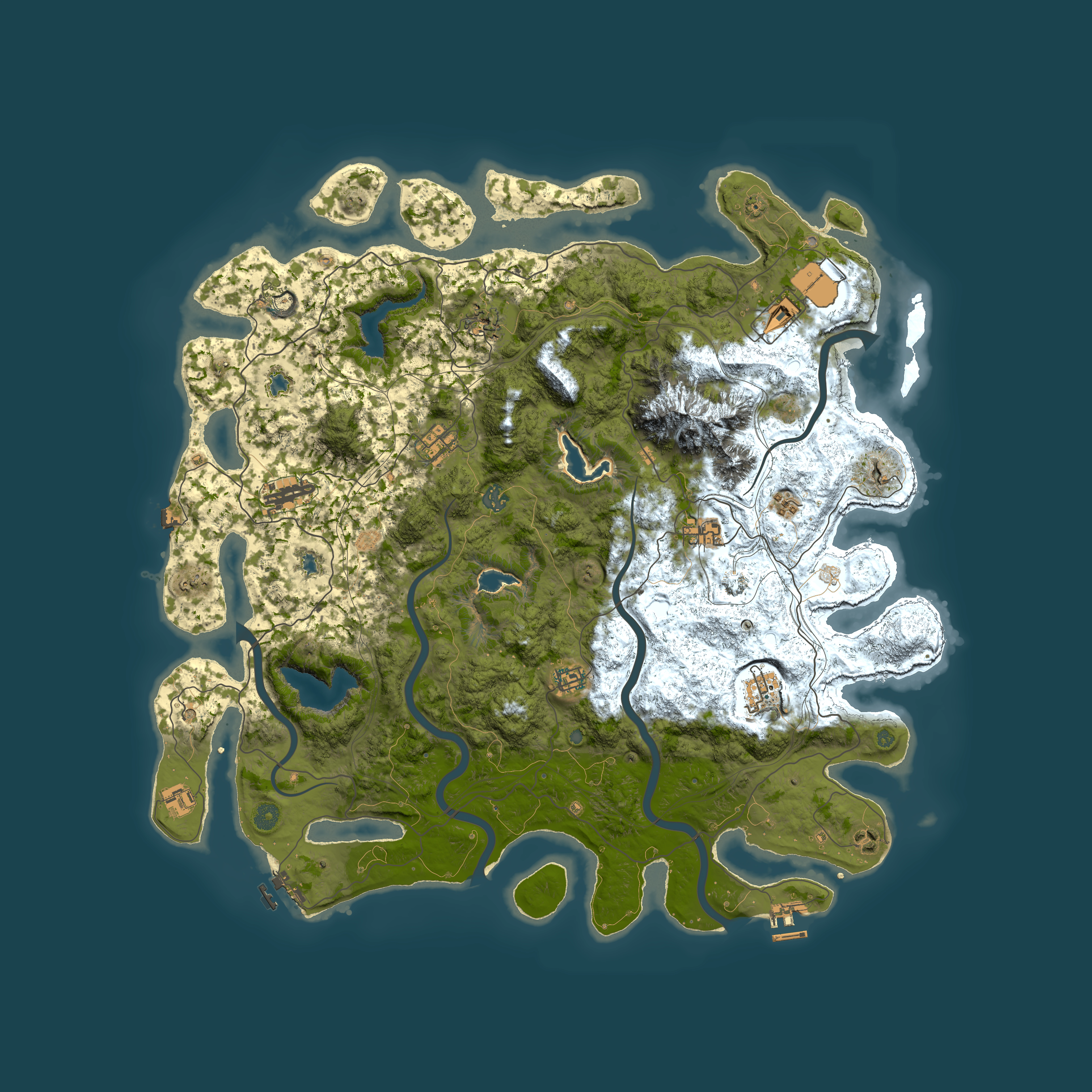 Full top-down render of Rust map seed 823831508, 5000x5000m