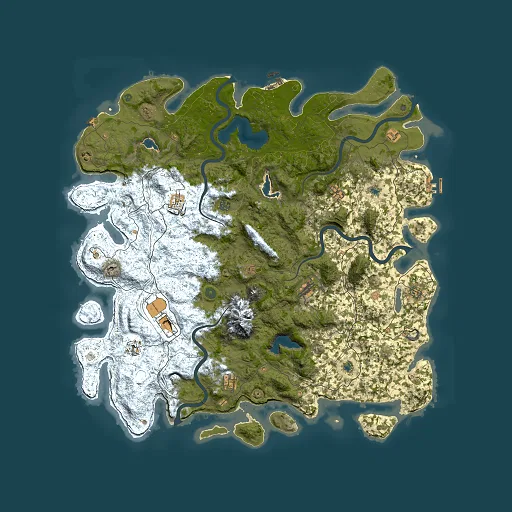 Rust map seed 1262160621, 5500x5500m top-down preview