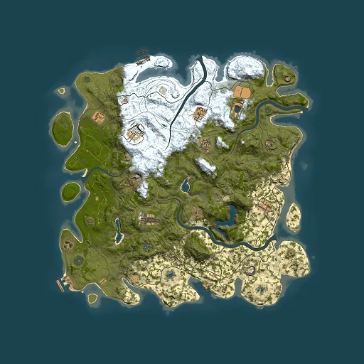 Rust map seed 1356553429, 4500x4500m top-down preview