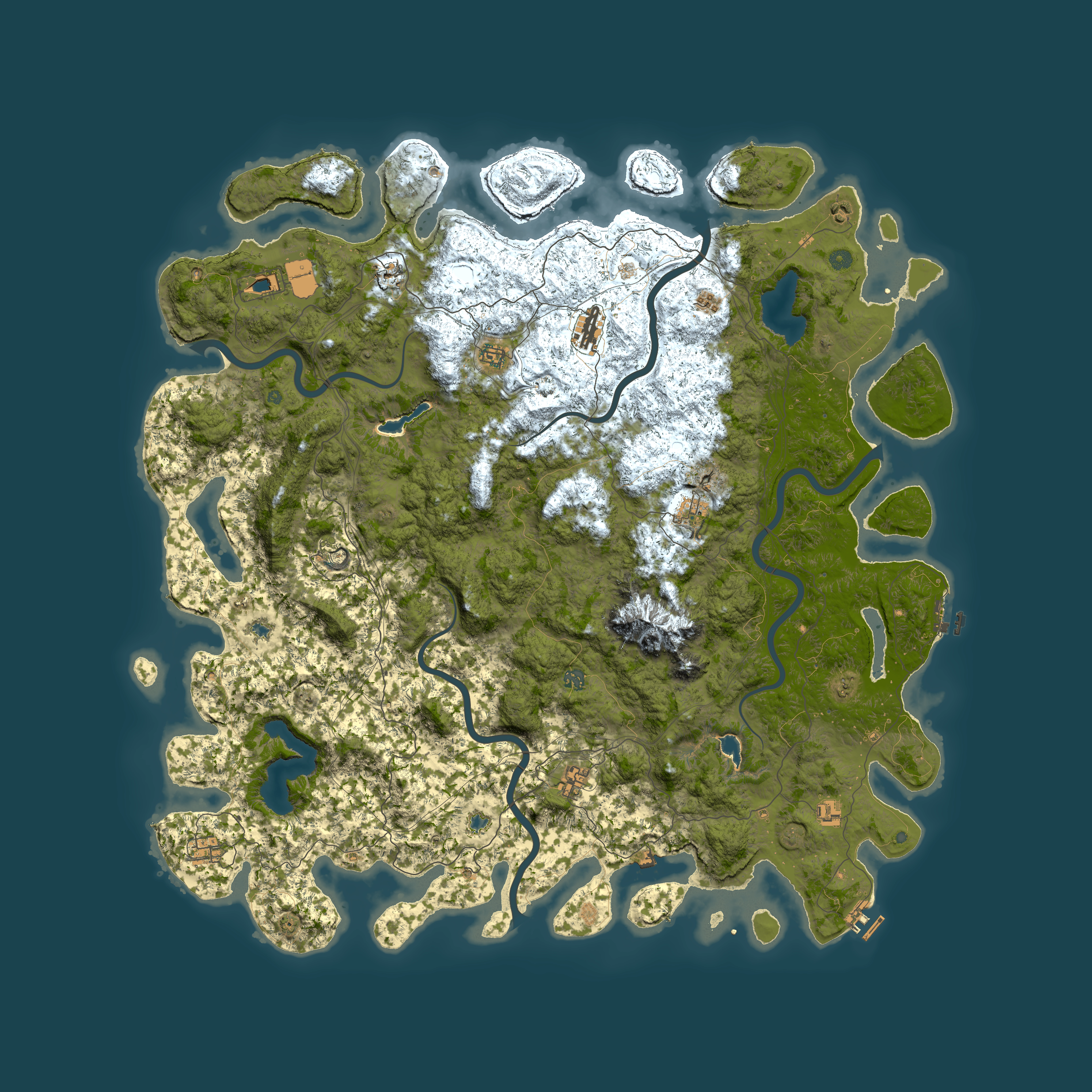 Full top-down render of Rust map seed 1853181325, 6000x6000m