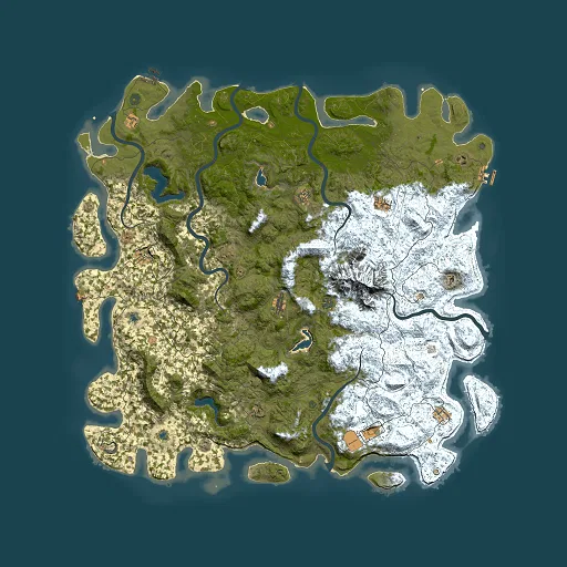 Rust map seed 1056339066, 6000x6000m top-down preview