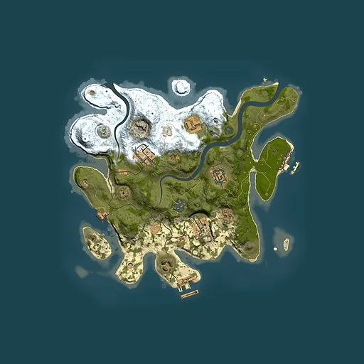Rust map seed 1874924306, 3000x3000m top-down preview