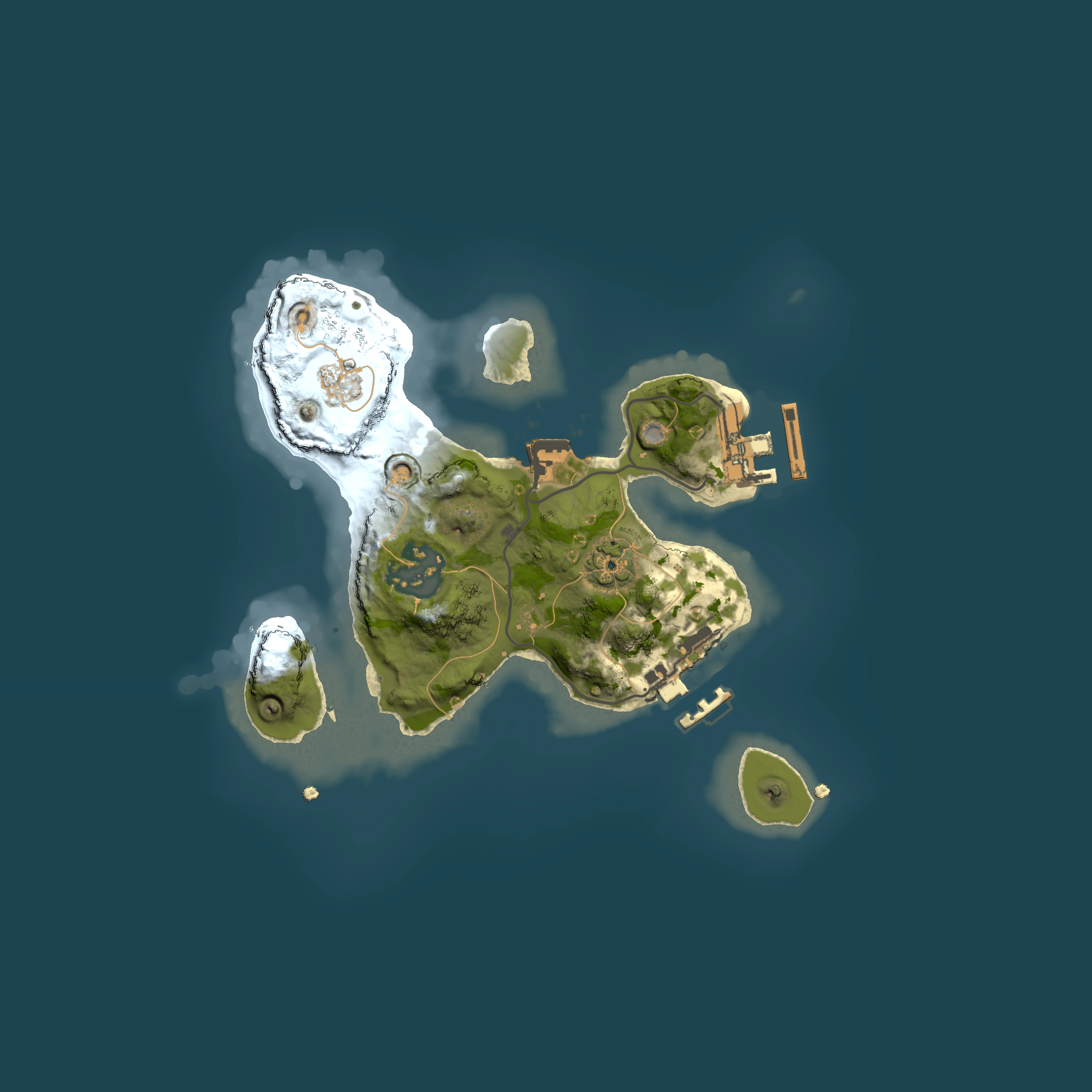 Full top-down render of Rust map seed 1959960137, 2000x2000m