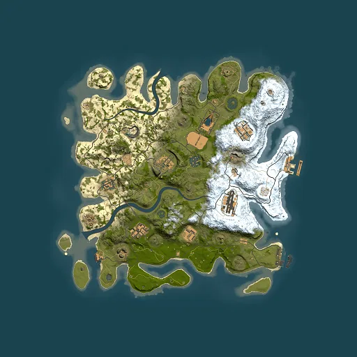 Rust map seed 449901282, 3500x3500m top-down preview