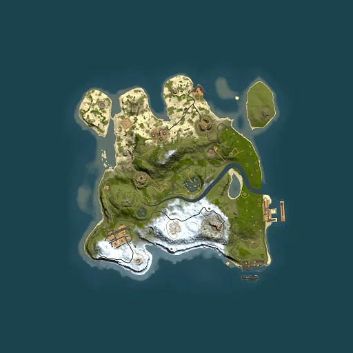 Rust map seed 858527986, 2500x2500m top-down preview