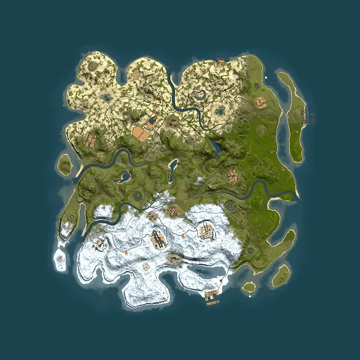 Rust map seed 1006391576, 4500x4500m top-down preview