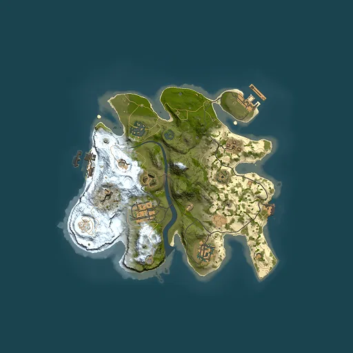 Rust map seed 1682231530, 2500x2500m top-down preview