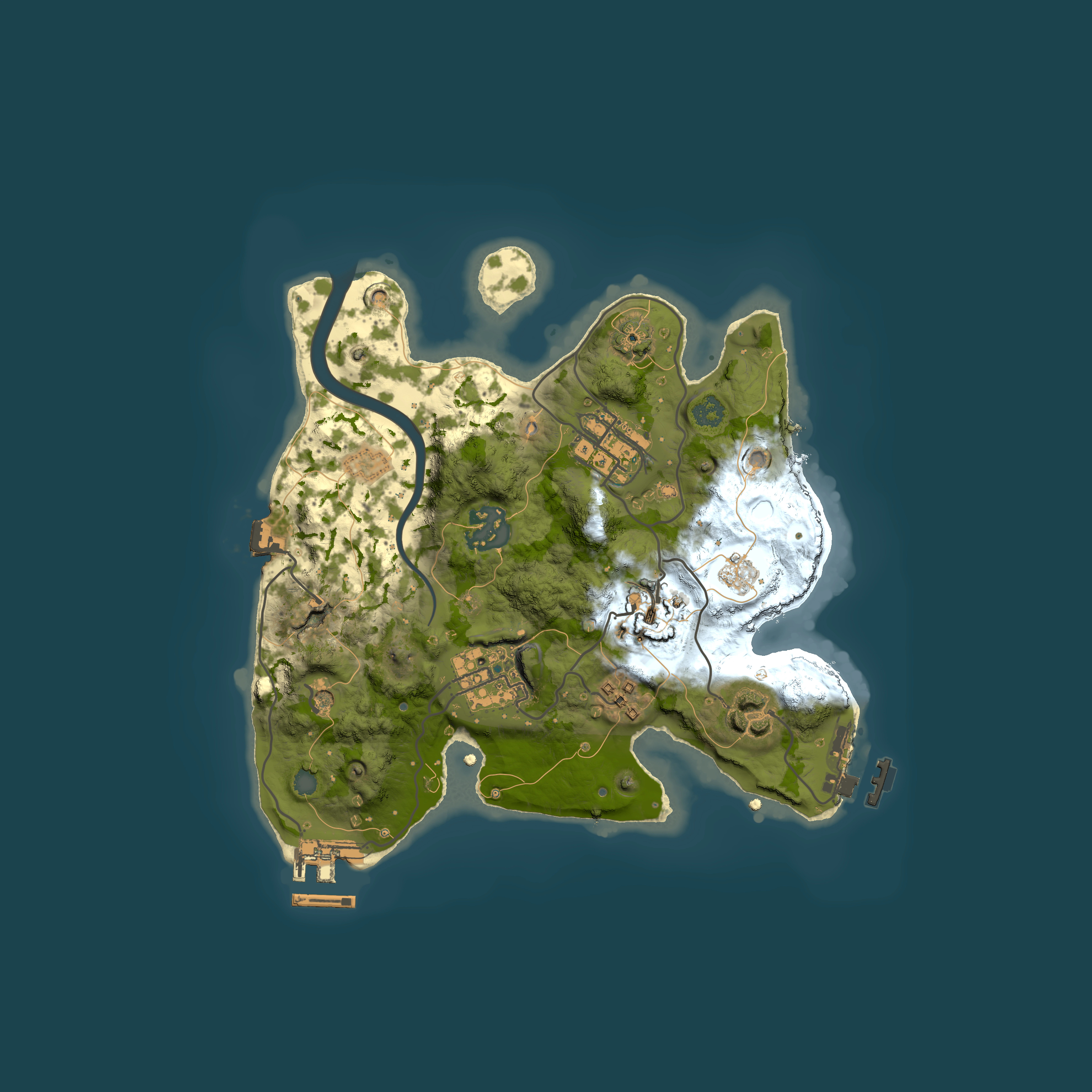 Full top-down render of Rust map seed 2112189407, 2500x2500m