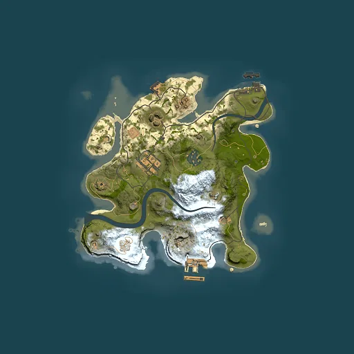 Rust map seed 211035341, 2500x2500m top-down preview